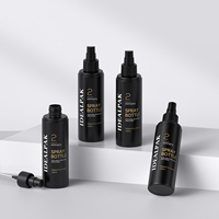 Flacon pulvérisateur à fine brume en plastique PET de couleur personnalisée avec bouchon, flacon cosmétique de luxe pour soins de la peau
