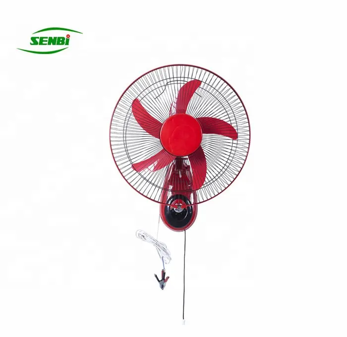 Kebisingan Rendah Dinding Mount Fan Kecil Tenang Motor DC Axial Wall Hanging Fan 16 Inch