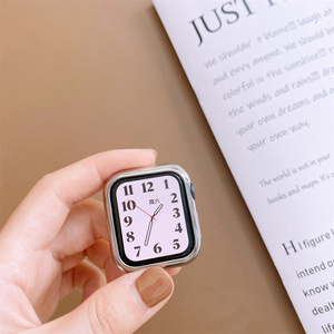 Boîtiers de montre intelligents en TPU souple pour iwatch 40mm 38mm boîtier de montre <span class=keywords><strong>Apple</strong></span> de luxe en galvanoplastie 44mm 42mm série 7 6 5 4 <span class=keywords><strong>3</strong></span> se - Product Image 6