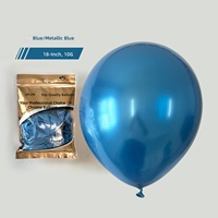 Grosir Pabrik Balon Lateks Metalik Ramah Lingkungan 18 Inch 10g Gaya Romantis Latar Belakang Dinding Pesta Ulang Tahun Wisuda