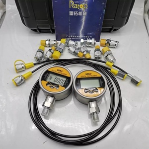 เกจวัดแรงดันดิจิตอล 2 ตัว ขายดี พร้อมอุปกรณ์ทดสอบแรงดันไฮดรอลิก 2 ตัว - Product Image 3