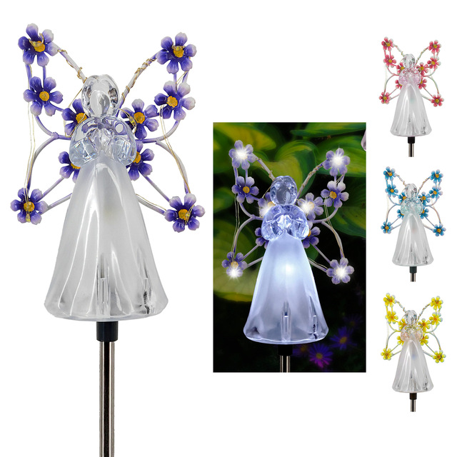 IP65 Decorative Angel Solar Light Outdoor Solar Angle Lawn Light Outdoor Decorative Floor Light LED Garden Decor
