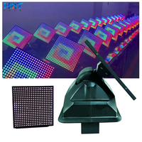 CHAPEAU LED lumière stroboscopique à tête mobile Lumière de scène Bar club fête pixel rétroéclairage RVB couleur plate
