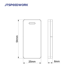 JT-T2490 2,45 ГГц Rfid бирка активная пассивная мини многоразовая ценовая этикетка Ультра маленький инструмент отслеживания инвентаря OEM для домашнего скота - Product Image 5
