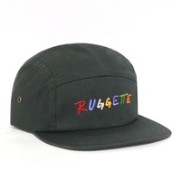 Topi Snapback 5 Panel Model Flat Bill Bahan Katun Twill Bordir Logo Custom OEM untuk Pria Wanita, Cocok untuk Olahraga Luar Ruangan dan Lari