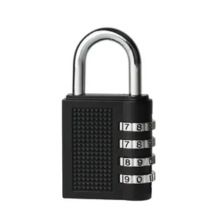 High quality combination padlock with 4 digits code high security for gym locker cabinet