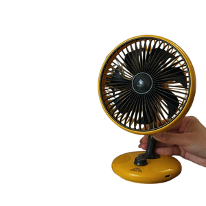 Ventilateur Électrique Rétro Littéraire, Créatif et Simple, Style Ins, Portable, pour Dortoir et Bureau, Vent Puissant, Longue Autonomie de Batterie - Product Image 5