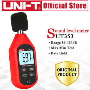 UNI-T UT353 UT353BT Sonomètre numérique 30~130 dB Détecteur de son Décibémètre L58 - Product Image 1