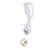 Lámpara Nocturna LED Mini de 5V Personalizable, Chip LED CCT Blanco, Diseño Moderno, Incluye Cable USB, Placas de Circuito Personalizadas, Luces Nocturnas DIY