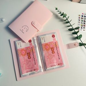 Libro de Ahorros de 3 Pulgadas con 100 Ranuras, Organizador de Efectivo, Clip para Billetes, Libro de Ahorros, Libro de Contabilidad - Product Image 2