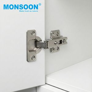 Bisagras hidráulicas para muebles de cocina de 35 mm con cierre suave, bisagras ocultas continuas para puertas de muebles. - Product Image 1