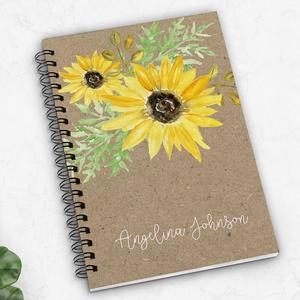 Taccuino rilegato a spirale 5*8 in carta grafica con copertina rigida a punto griglia College/Wide riged <span class=keywords><strong>A4</strong></span> taglie A6 tasche personali regalo - Product Image 4