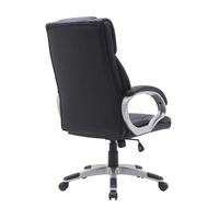 Chaise de bureau moderne design à dossier haut réglable en hauteur ergonomique en cuir avec maille tournante chaise de bureau Guest Manager