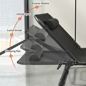 Camping Cot <b>Bed</b> Simple Adult Nap Camp <b>Bed</b> Multifunctional Reclining Chair Foldable Single <b>Bed</b> <b>Folding</b> Single <b>Bed</b> - Product Image 4