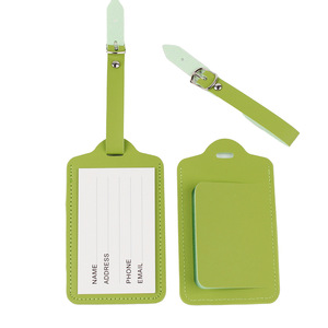Offre Spéciale vente en gros <span class=keywords><strong>étiquette</strong></span> <span class=keywords><strong>de</strong></span> bagage <span class=keywords><strong>de</strong></span> <span class=keywords><strong>voyage</strong></span> <span class=keywords><strong>étiquette</strong></span> <span class=keywords><strong>de</strong></span> valise en cuir PU <span class=keywords><strong>étiquette</strong></span>s <span class=keywords><strong>de</strong></span> bagage gravées personnalisables - Product Image 5