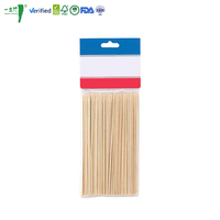 Lot de brochettes en bambou 100 % compostables, brochettes rondes en bambou, bâtonnets en bambou jetables