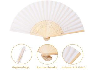 Chinese Decorative Bamboo Silk Folding Fans Cosplay Party Festival Performance Folding Hand Fans Handheld Foldable Fans Bright - Product Image 3