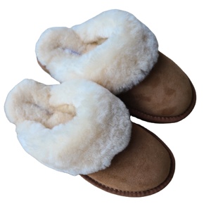 <span class=keywords><strong>Ciabatte</strong></span> in pelliccia di montone Unisex invernale in pelliccia di agnello per la casa morbide pantofole <span class=keywords><strong>con</strong></span> suola in tessuto TPR - Product Image 1