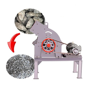 Concasseur à marteaux avec moteur AC, machine de concassage de roche à économie d'énergie pour le traitement du calcaire et de la pierre - Product Image 1