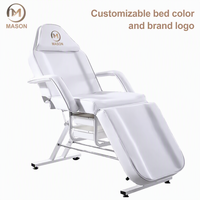 Table de massage en métal réglable pour salon commercial et spa |   Utilisation en salle de sport |   Lit de spa pour les cils du visage |   Économique et peu encombrant