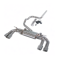 Convient pour Volkswagen T-Roc 1.5T 2019-2024 avec système d'échappement Catback Valvetronic à soupape électrique et silencieux