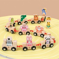 Jouets éducatifs en bois Montessori, train à chiffres, bois de hêtre certifié FSC, apprentissage sensoriel |   Jouets éducatifs Montessori