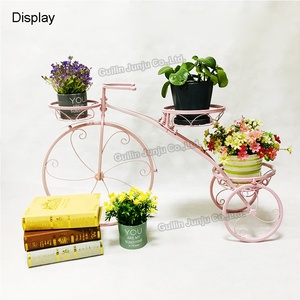 3 Tier Basamento della Pianta <span class=keywords><strong>Vasi</strong></span> di Fiori Bicicletta Smontare Metallo <span class=keywords><strong>per</strong></span> il Giardino Balcone Patio Del Corridoio Terrazza