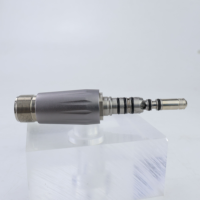 Turbine dentaire à haute vitesse avec coupleur rapide, lumière LED, 4 trous