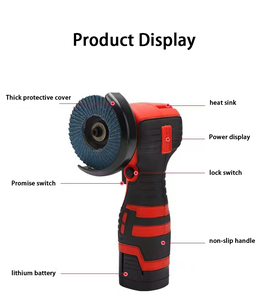 Kotak warna elektrik tanpa kabel, peralatan listrik portabel dapat diisi daya Mini 16.8V sudut penggiling tahan lama - Product Image 5