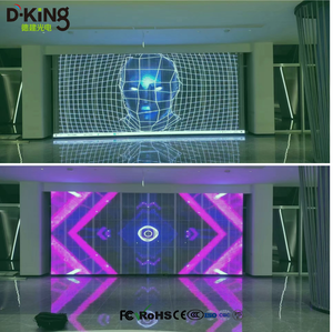 Pantalla LED Transparente de Vidrio, Pantalla Luminosa Positiva para Interiores de Paso Pequeño, Fácil Instalación, Pantalla HD a Todo Color - Product Image 4