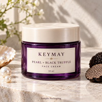 Crème Visage Perle de Truffe Noire Acide Hyaluronique Hydratante Anti-rides Crème Faciale Marque Privée OEM ODM Soins de la Peau