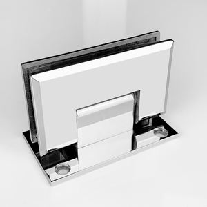 Cabina de <span class=keywords><strong>ducha</strong></span> de latón, bisagras pivotadas para puerta de vidrio, 90 grados, SUS - Product Image 1