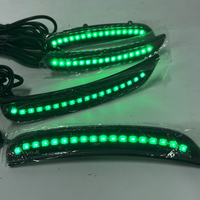 Nouvelles feux de position latéraux d'angle à LED RGB série Flow 12V contrôlés par application pour pare-chocs de voiture