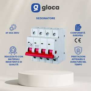 Desconectador Gloca 4P 380V 63A de Plástico para Baja Tensión - Product Image 2