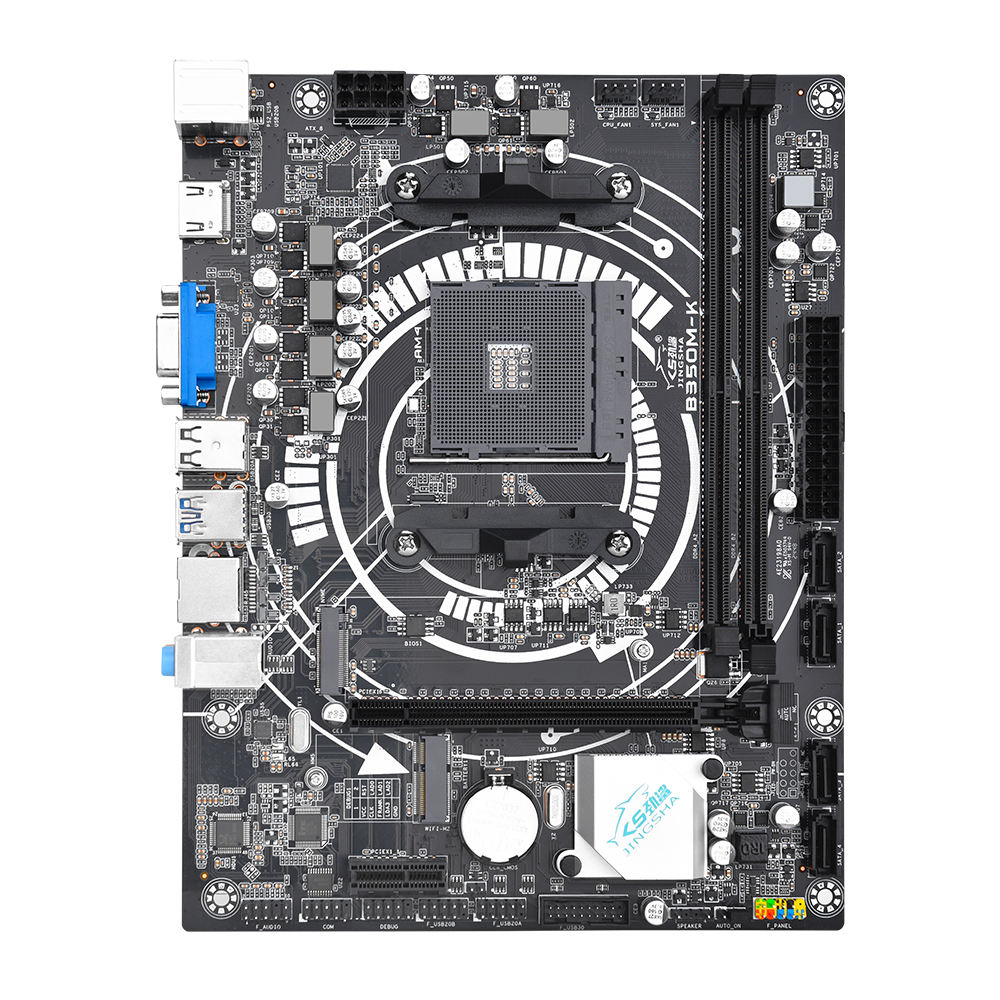 AMD B350 Motherboard Gaming Desktop with DDR4 Support