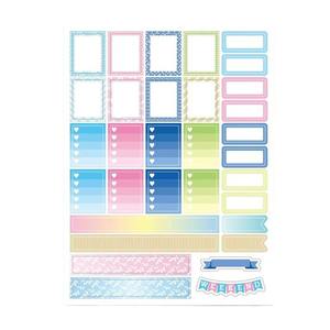 Custom Name Tag <strong>Writable</strong> Waterproof Identification School Office Name <strong>Sticker</strong> Duble-Layer Waterproof Cartoon Name Label for Kids - Product Image 3