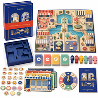 Jeu de société de planification de canaux européens personnalisé, jeu de stratégie de café en carton couleur pour les éditeurs