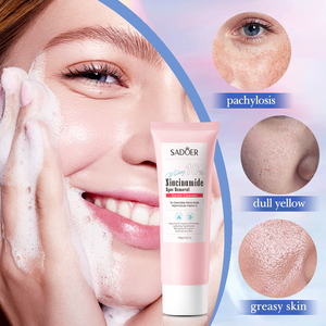 OEM für SADOER Private Label Sanfter Gesichtsreiniger Vitamin C Niacinamid Aufhellende Fleckenkorrektur-Creme Trockene Vegane Hautpflege - Product Image 3