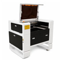 Machine de gravure laser CO2 4060, machine de découpe et de gravure laser pour le bois, l'acrylique et le cuir