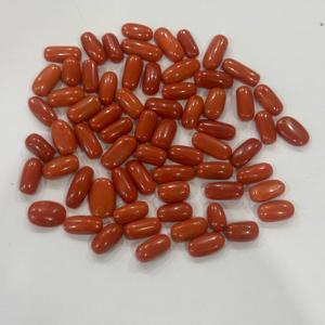 Hermoso cabujón de piedras preciosas de coral natural, pulido suave, tamaño libre con color rojo - Product Image 4