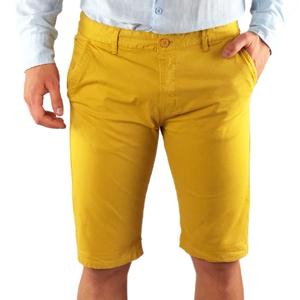 Shorts Chino en Twill de Coton pour Homme, Qualité Supérieure, Écologiques, Fabriqués au Bangladesh, Taille Mi-Haute, Respirants, Anti-Plis, Fermeture Éclair - Product Image 2