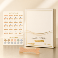 Bande respiratoire nasale élastique personnalisée avec support physique pour le pont nasal pour les soins nasaux quotidiens