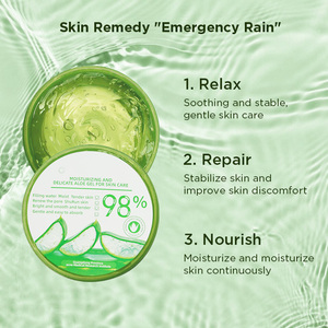 Logotipo privado OEM después del cuidado del sol cara y cuerpo <span class=keywords><strong>Gel</strong></span> de <span class=keywords><strong>Aloe</strong></span> <span class=keywords><strong>Vera</strong></span> calmante Natural 98% <span class=keywords><strong>Gel</strong></span> de <span class=keywords><strong>Aloe</strong></span> <span class=keywords><strong>Vera</strong></span> hidratante puro para la piel - Product Image 4