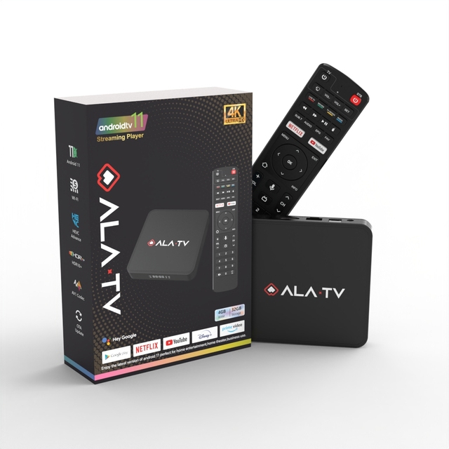 Elebao ALATV X7 Plus Android TV Box Amlogic S905W2 4GB 32GB Stalker M3U Xtream M3u Smart Android TV Box
