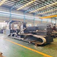 Tour horizontal CNC CKH61200 d'occasion pour pièces lourdes, machine à tournage de grandes pièces