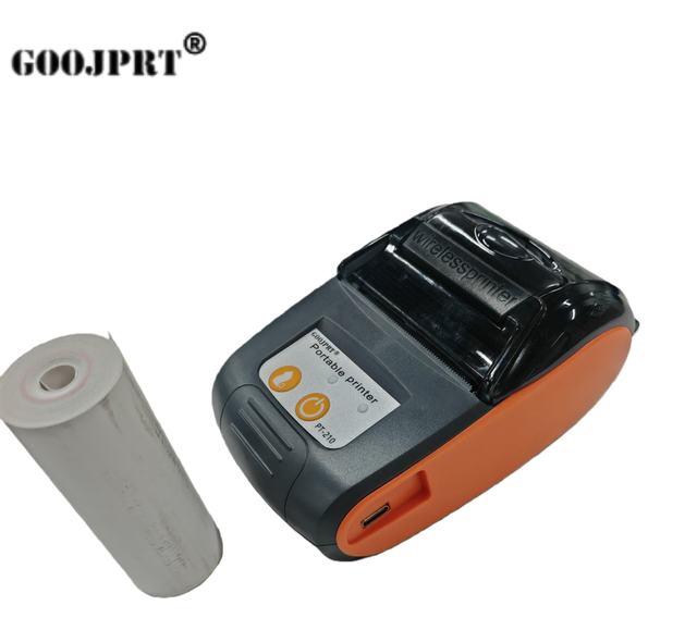 Hot Sale 2inch Mini Thermal Printer 58mm Blue Tooth Android Ios Support Esc/pos Goojprt Pt210 Thermal Printer for Business