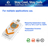 Enregistreur de température traceable NIST, enregistreurs de données de température USB pour équipements de laboratoire et armoires d'incubation