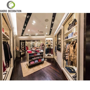 Magasin de vêtements pour hommes personnalisé de haute qualité Design magasin de vêtements pour hommes Design d'intérieur Aménagement de magasin Luminaires de magasin de détail - Product Image 5