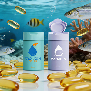 Bocaux en plastique anti-UV 2026 avec technologie de barrière lumineuse pour la stabilité des Oméga 3 et la préservation des nutriments, longue durée de conservation - Product Image 2