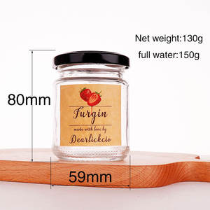 <span class=keywords><strong>Pot</strong></span> en verre <span class=keywords><strong>de</strong></span> qualité supérieure, 150g, transparent, en gros, <span class=keywords><strong>vide</strong></span>, pour le stockage des aliments, <span class=keywords><strong>pot</strong></span> en verre pour le remplissage <span class=keywords><strong>de</strong></span> <span class=keywords><strong>confiture</strong></span>, <span class=keywords><strong>de</strong></span> miel - Product Image 3